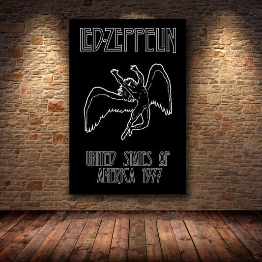 Led Zeppelin America Tour 1977 Poster