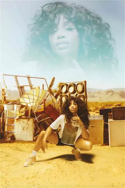 SZA Desert Wall Art Poster