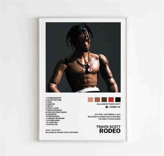 Travis Scott Rodeo Album Poster