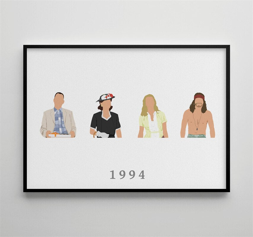 Forrest Gump Wall Art Movie Poster Aesthetic Wall Decor