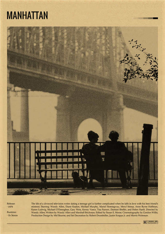 Manhattan (1979) Minimalist Movie Poster
