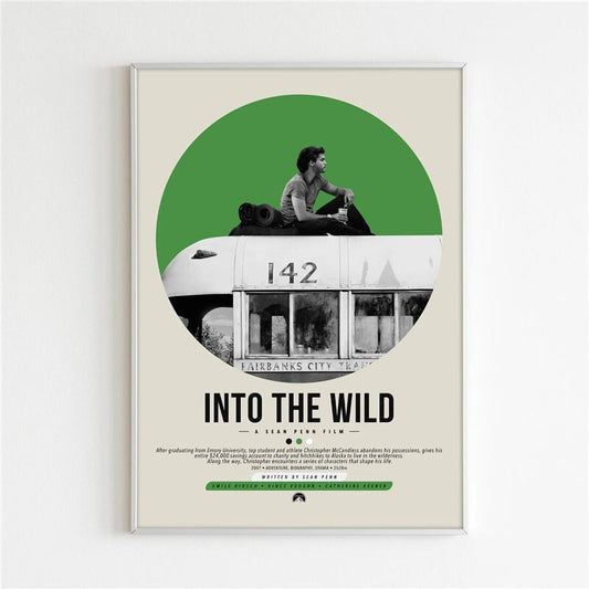 Into the Wild Minimalist Movie Poster