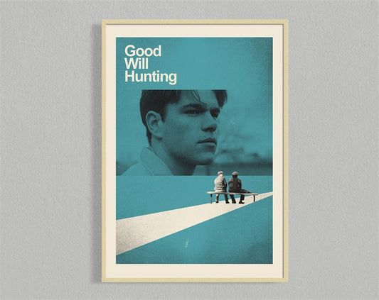 Good Will Hunting Matt Damon Minimalist Movie Poster