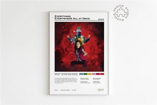 Everything Everywhere All At Once Minimalist Wall Art Poster