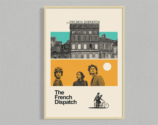 The French Dispatch Minimalist Movie Poster