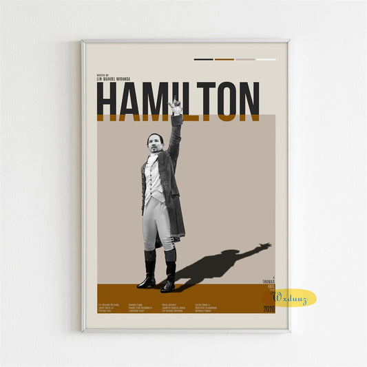Hamilton Wall Art Movie Poster