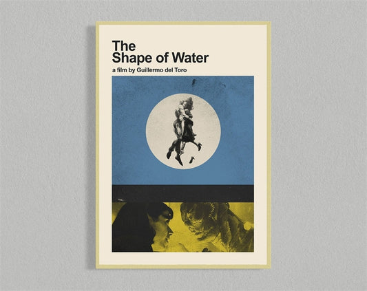 The Shape Of Water Minimalist Movie Wall Art Poster