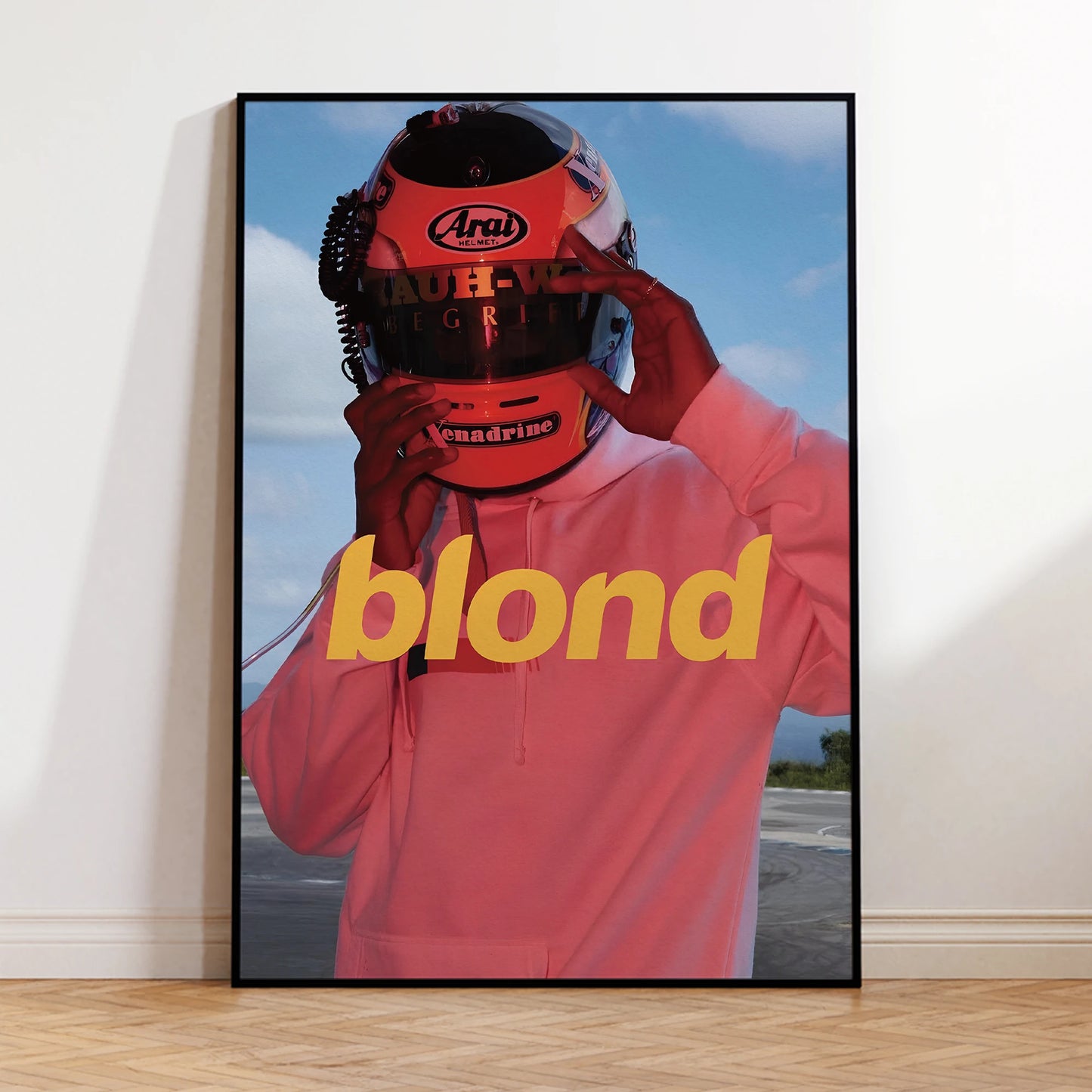 Frank Ocean Blond Helmet Poster