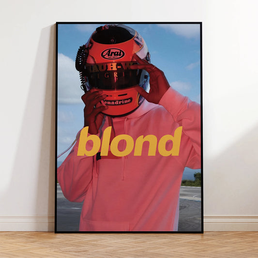 Frank Ocean Blond Helmet Poster