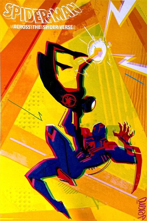 Spider-Man 2099 Across The Spider-Verse Movie Poster