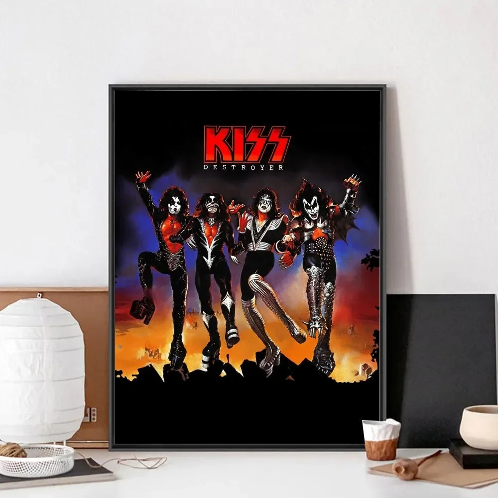 Kiss Band Destroyer Poster