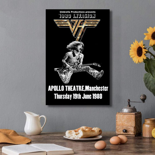 Van Halen Band Concert Apollo Theater Poster