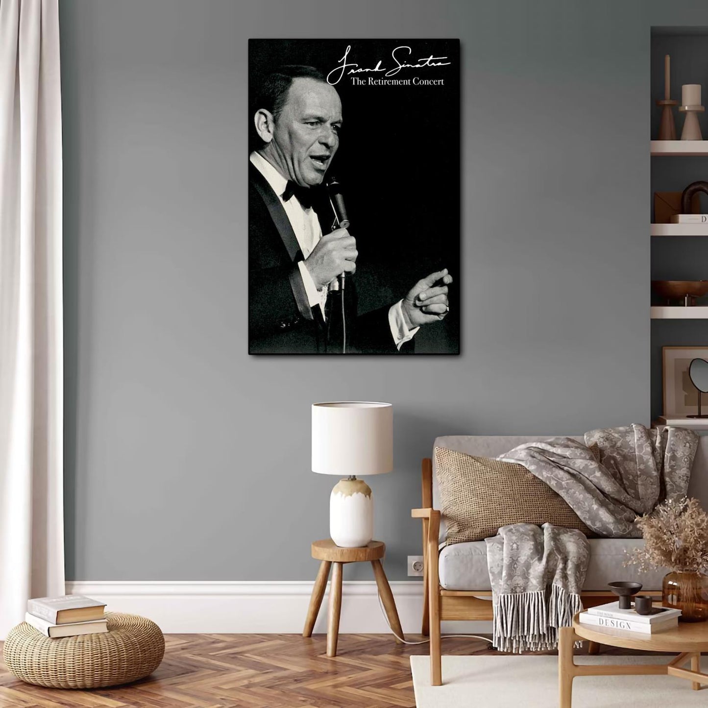 Frank Sinatra Retirement Concert Poster