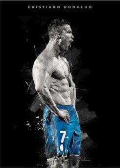 Cristiano Ronaldo Shirt Off Poster
