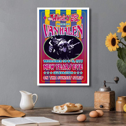 Van Halen Band New Years Concert Poster
