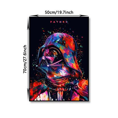 Star Wars Darth Vader Abstract Poster
