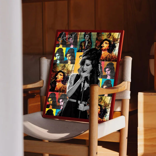 Amy Winehouse Collage Poster