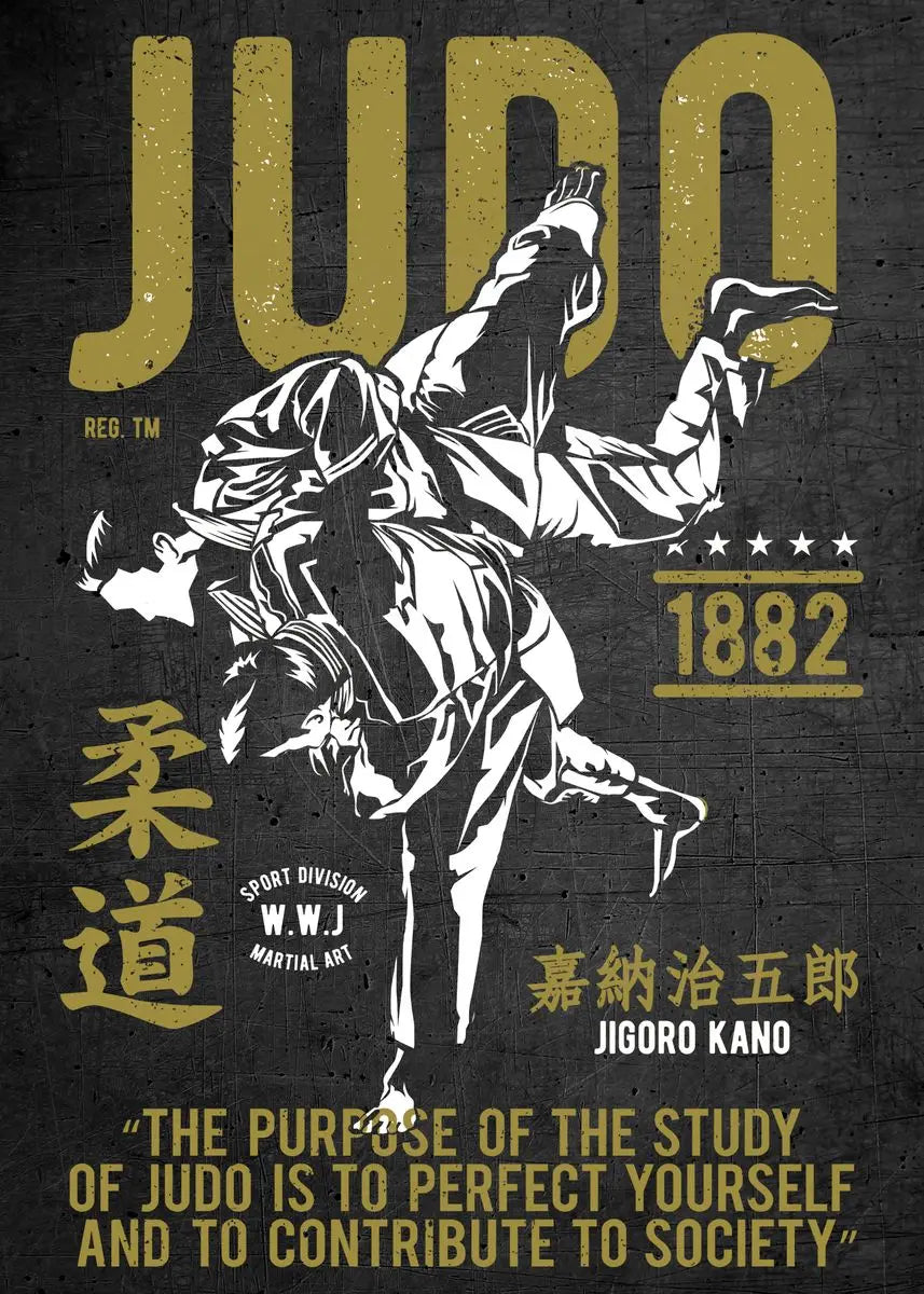 Judo Throw Martial Art Quote Poster