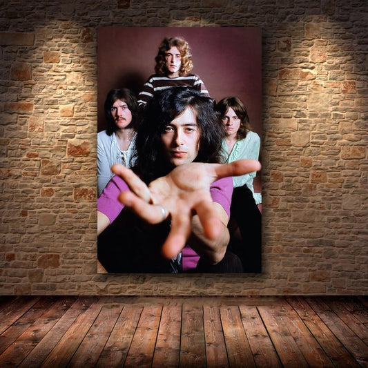 Led Zeppelin Band Portrait Poster