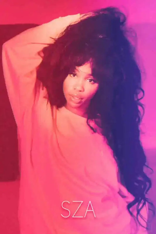 SZA Pink Wall Art Poster