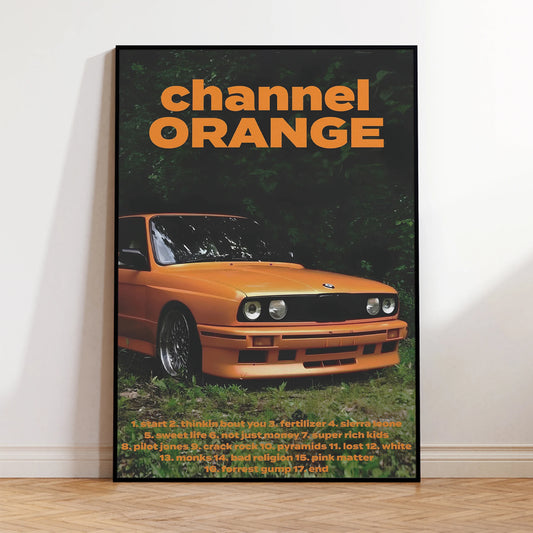 Frank Ocean Channel Orange R&B Wall Art Poster