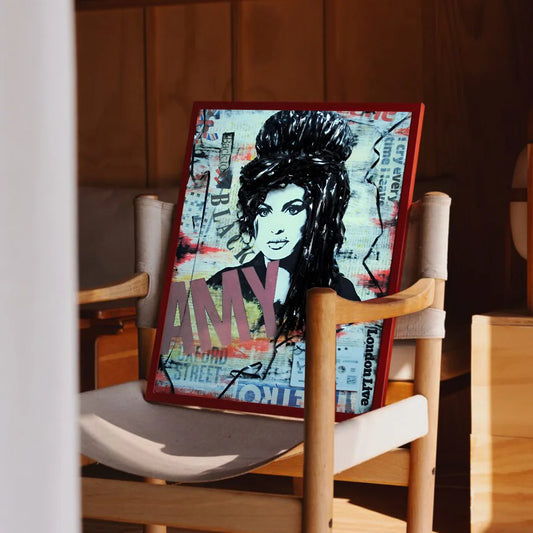Amy Winehouse Graffiti Wall Art Poster
