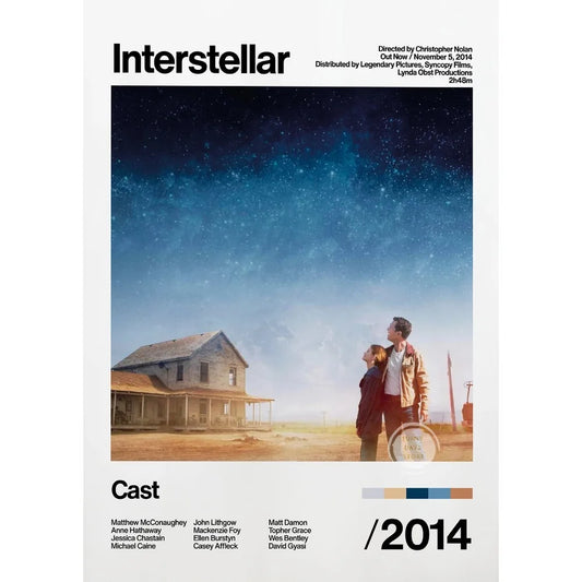 Interstellar Minimalist Movie Poster