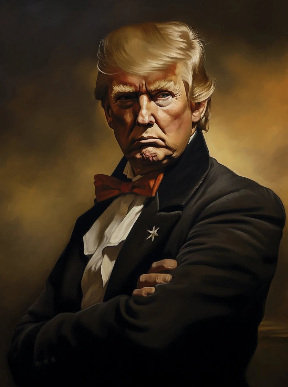 Donald Trump Old Timey Portrait Poster