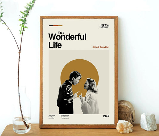 Its A Wonderful Life Minimalist Movie Poster
