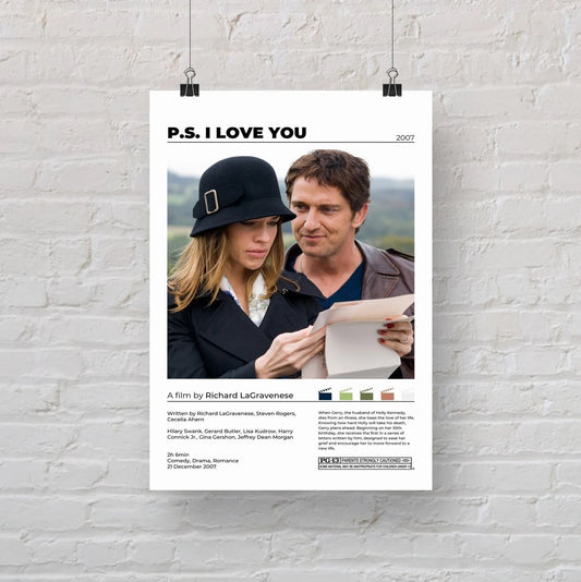 P.S. I Love You Minimalist Movie Poster