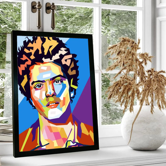 Bruno Mars Abstract Design Wall Art Poster