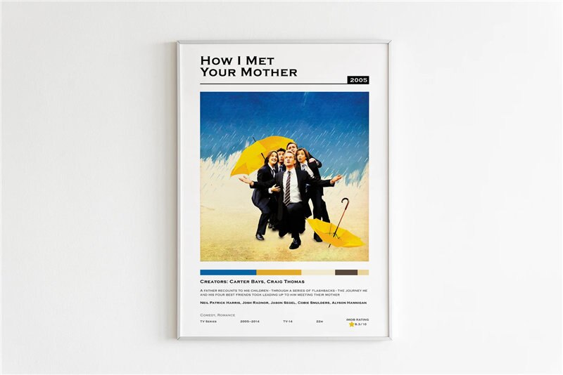 How I Met Your Mother Minimalist Wall Art Poster