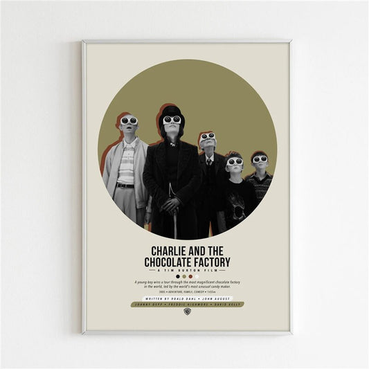 Charlie and the Chocolate Factory Minimalist Movie Poster
