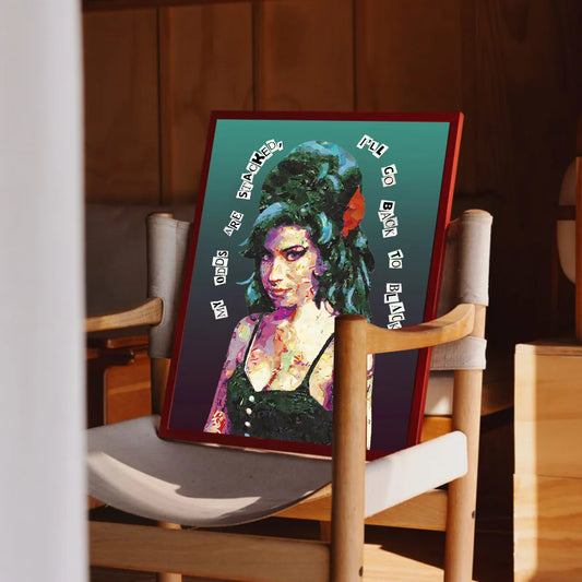 Amy Winehouse Ill Go Back To Black Poster