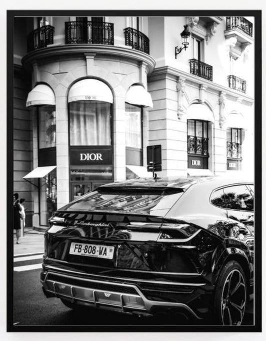 Lamborghini Urus Dior Luxury Car Poster