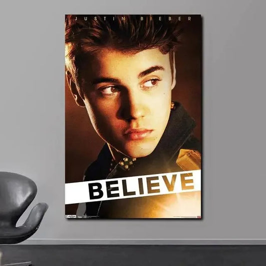 Justin Bieber Believe Album Wall Art Poster