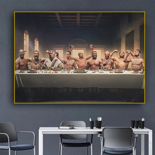 UFC Star Mural Jon Jones Khabib Conor McGregor Poster