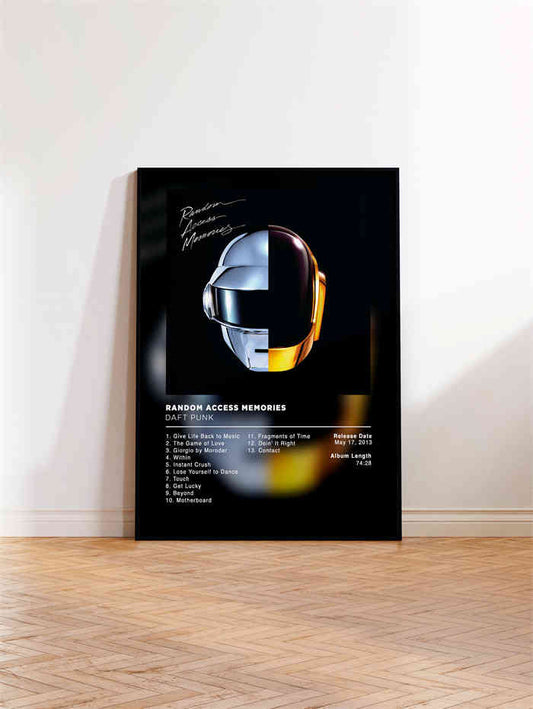 Random Access Memories Daft Punk Album Poster