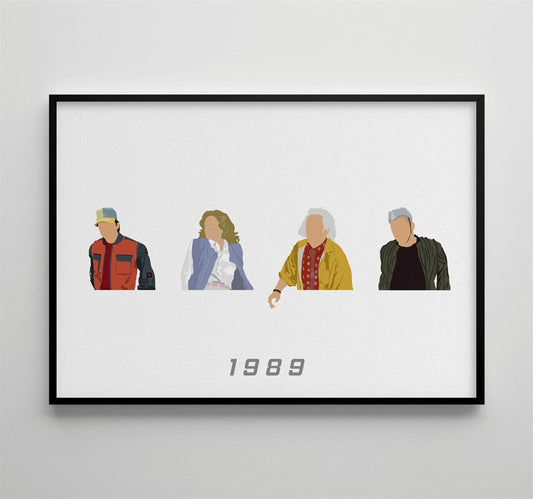 Back To The Future Part II Wall Art Movie Poster