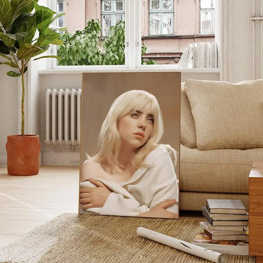 Billie Eilish Happier Than Ever Portrait Poster