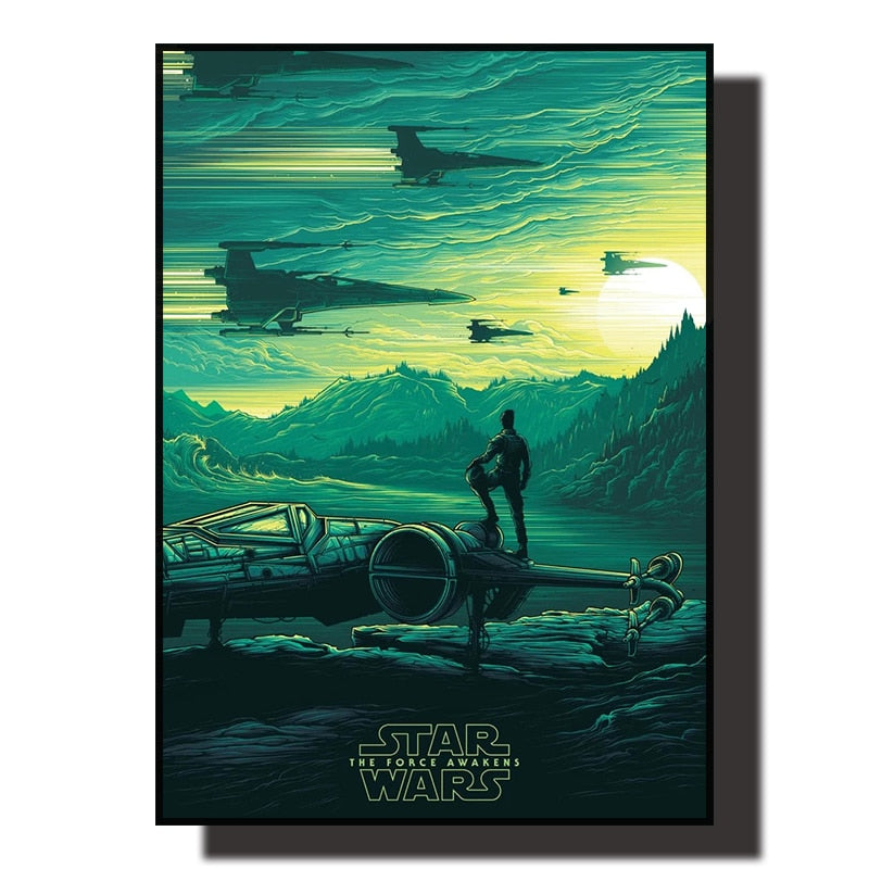 The Force Awakens Starwars Artwork Movie Poster