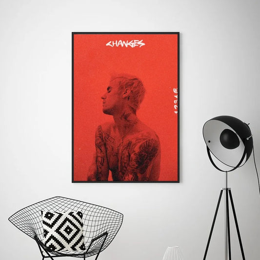 Justin Bieber Changes Wall Art Poster
