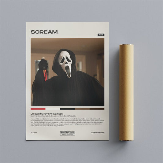 Scream Minimalist Movie Poster