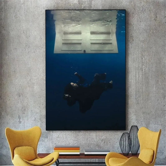 Billie Eilish Door Under Water Poster