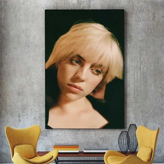 Billie Eilish Blonde Portrait Poster