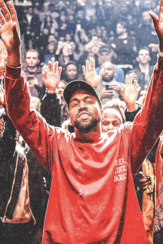 Kanye West Portrait Painting Poster