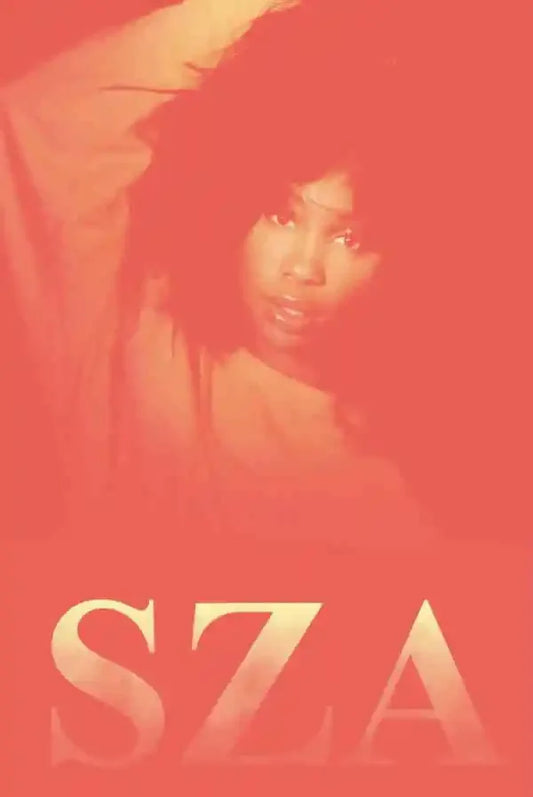 SZA Orange Wall Art Poster