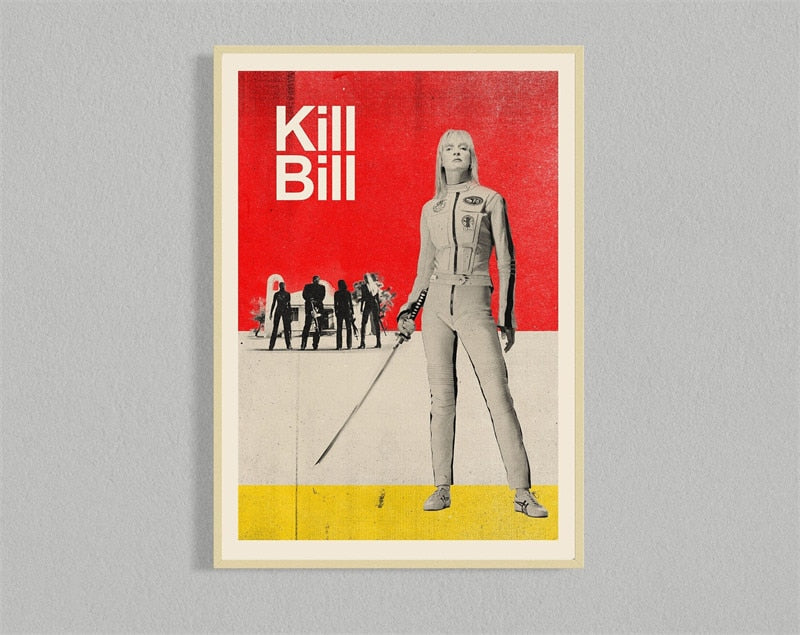 Kill Bill Minimalist Movie Wall Art Poster