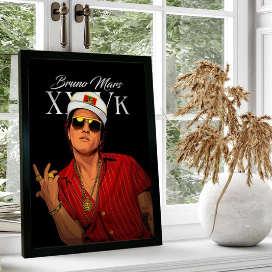 Bruno Mars R&B Wall Art Decor Poster