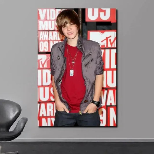 Justin Bieber Photo Wall Art Poster